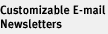 Customizable E-mail Newsletters