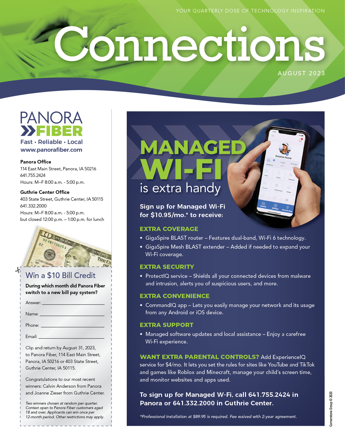 internet service provider print newsletter